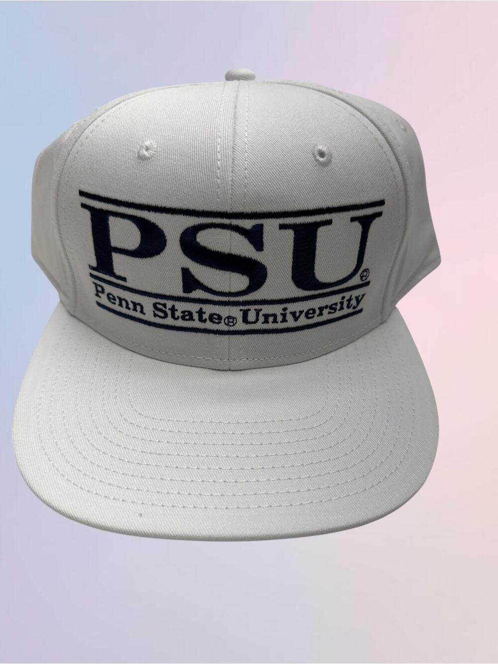 PENN STATE UNIVERSITY Men’s White COTTON Baseball Hat